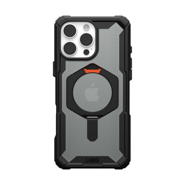 Military-grade iPhone 16 Pro max case from TaMiMi Projects Qatar. MagSafe compatible, kickstand, lightweight, full protection with raised edges.