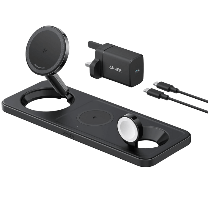 Anker MagGo 3-in-1 wireless charger with 40W USB-C charger from TaMiMi Projects in Qatar