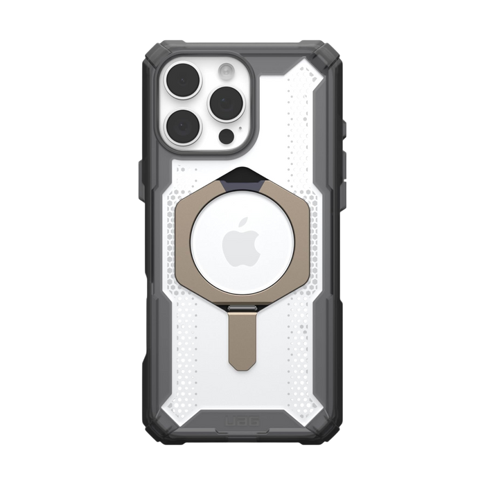 Military-grade iPhone 16 Pro max case from TaMiMi Projects Qatar. MagSafe compatible, kickstand, lightweight, full protection with raised edges.