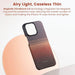 Stylish PITAKA aramid fiber case for iPhone 15 Pro - Sunset, available at TaMiMi Projects in Qatar.