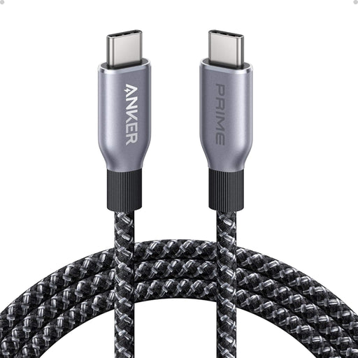 Anker USB-C to USB-C Cable (6 ft, 240W) with upcycled-braided design, perfect for charging MacBook and other devices. Available at TaMiMi Projects.