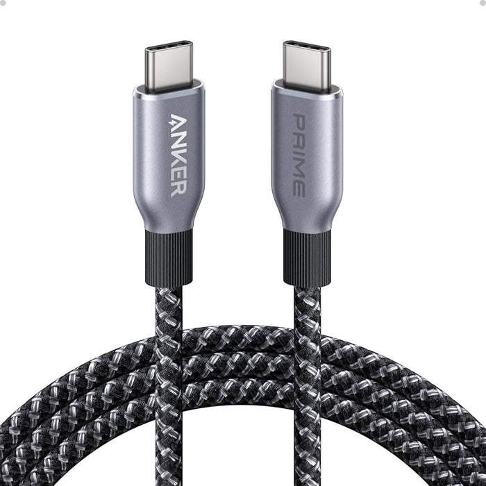 Anker Prime USB-C to USB-C Cable 240W, 6 ft, ultra-fast charging, durable, and eco-friendly. Available at TaMiMi Projects in Qatar.