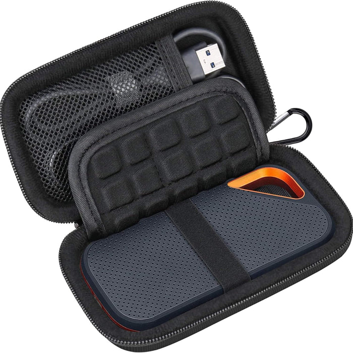 Hard Case for SanDisk Extreme Portable SSD, EVA Shockproof Storage Bag - TaMiMi Projects Qatar