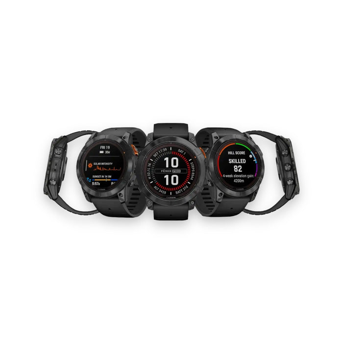 Get Garmin Fēnix® 7X Pro Solar - Slate Grey With Black Band - 51mm in Qatar from TaMiMi Projects