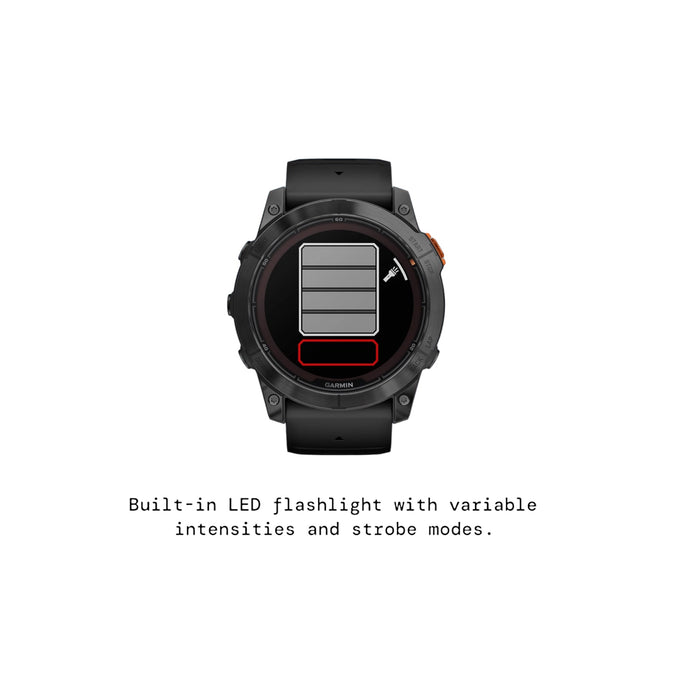 Get Garmin Fēnix® 7X Pro Solar - Slate Grey With Black Band - 51mm in Qatar from TaMiMi Projects