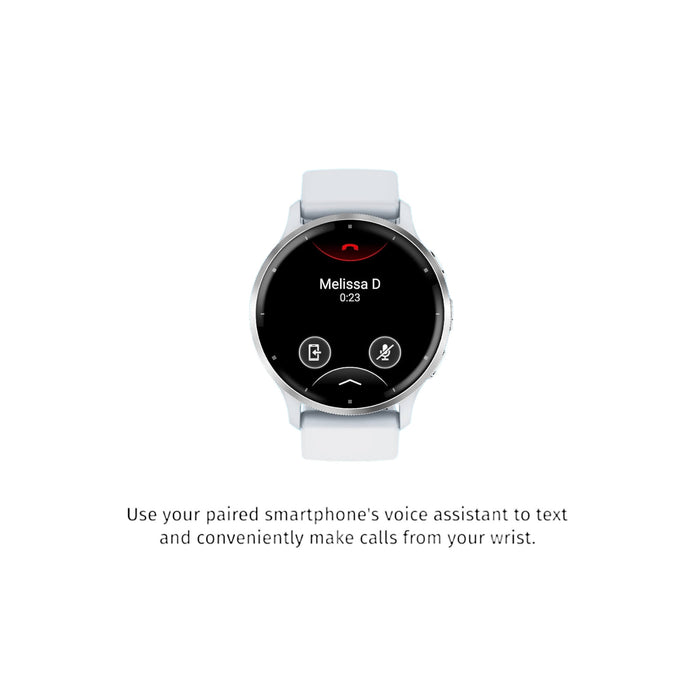 Get Garmin Venu® 3 - stainless steel bezel with whitestone case and silicone band- 45mm in Qatar from TaMiMi Projects