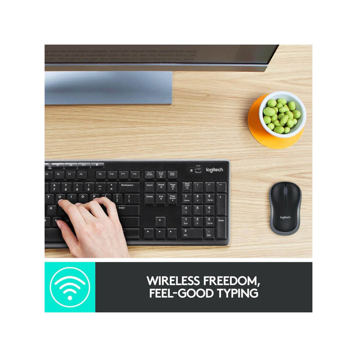 Convenient Logitech MK270 keyboard and mouse