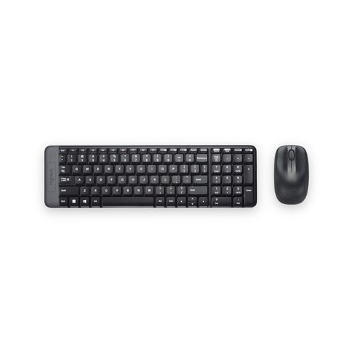 Logitech Mk220 Wireless Keyboard And Mouse Combo AR/EN - Black