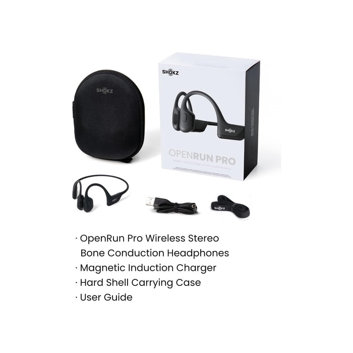 Get Shokz SHOKZ OpenRun Pro Wireless Headphones - Black in Qatar from TaMiMi Projects