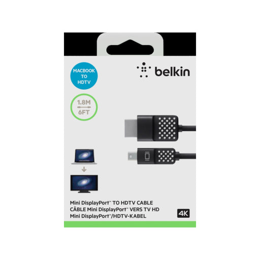 Get Belkin Belkin Mini DisplayPort to HDMI Cable - 6ft in Qatar from TaMiMi Projects