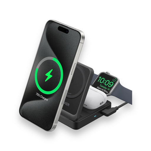Get Anker MagGo Wireless Charging Station (Foldable 3-in-1) | TaMiMi Projects