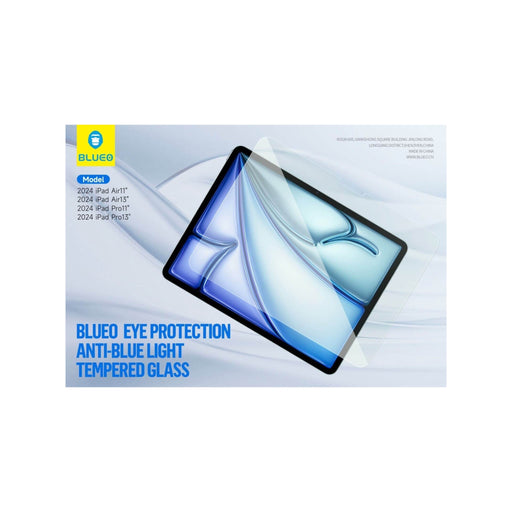 Close-up of Blueo Screen Protector for iPad 10.2 inch with high clarity at TaMiMi Projects Qatar.