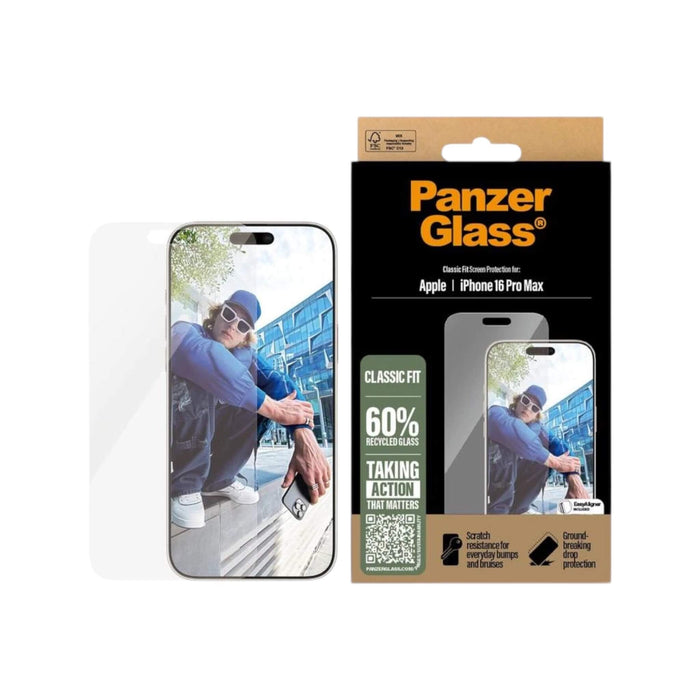 PanzerGlass® screen protector offers drop protection, scratch resistance, and easy installation. in Qatar at TaMiMi Projects.