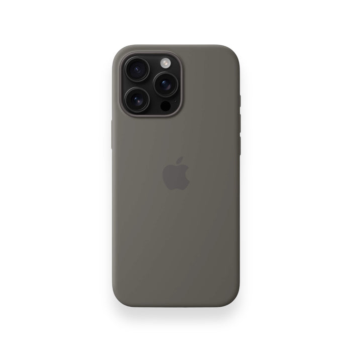 iPhone 16 Pro Max Silicone Case with MagSafe, soft-touch recycled material, camera control, wireless charging. TaMiMi Projects, Qatar.