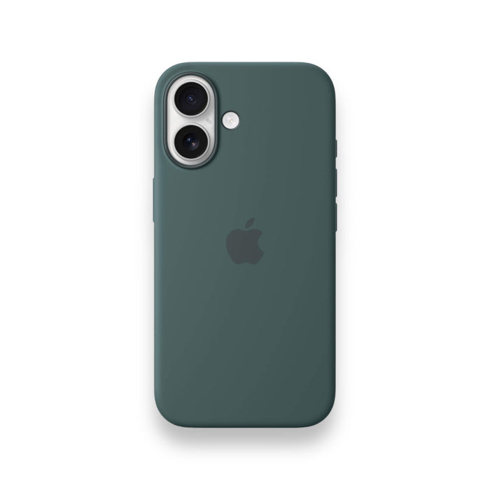 Apple iPhone 16 Case with MagSafe in Lake Green, slim, scratch-resistant, supports Camera Control – TaMiMi Projects, Qatar.