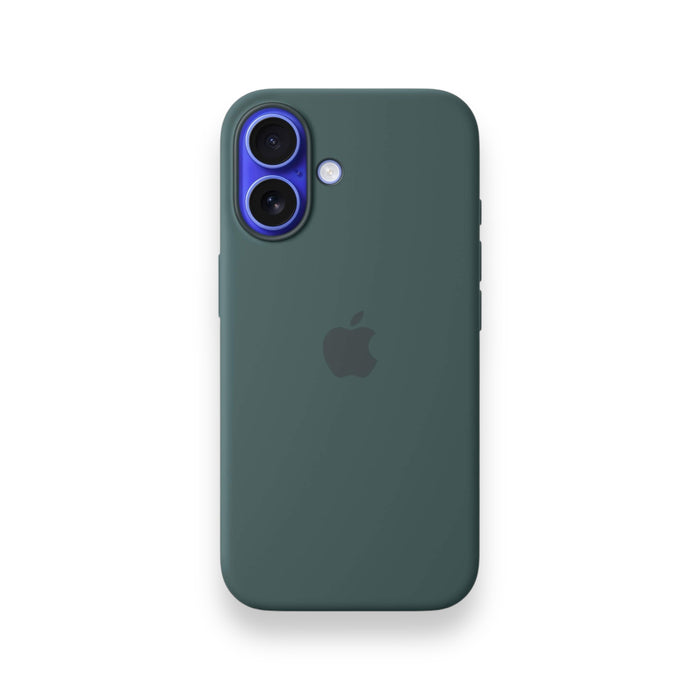 Apple iPhone 16 Case with MagSafe in Lake Green, slim, scratch-resistant, supports Camera Control – TaMiMi Projects, Qatar.