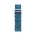 Apple Watch Hermès 42mm Tricot band in Bleu Jean, stylish and comfortable, available from TaMiMi Projects in Qatar.