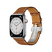 TaMiMi Projects Qatar - Band Apple Watch Hermès Single Tour 45 mm, Fauve Barenia calfskin with Deployment Buckle.