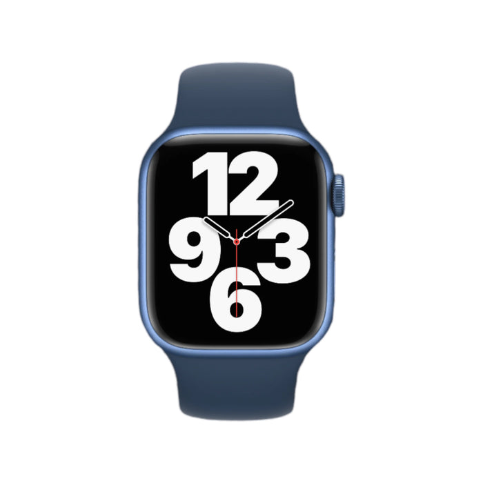 Apple Watch 41mm Sport Band in Abyss Blue from TaMiMi Projects Qatar - Bold and durable for active lifestyles.