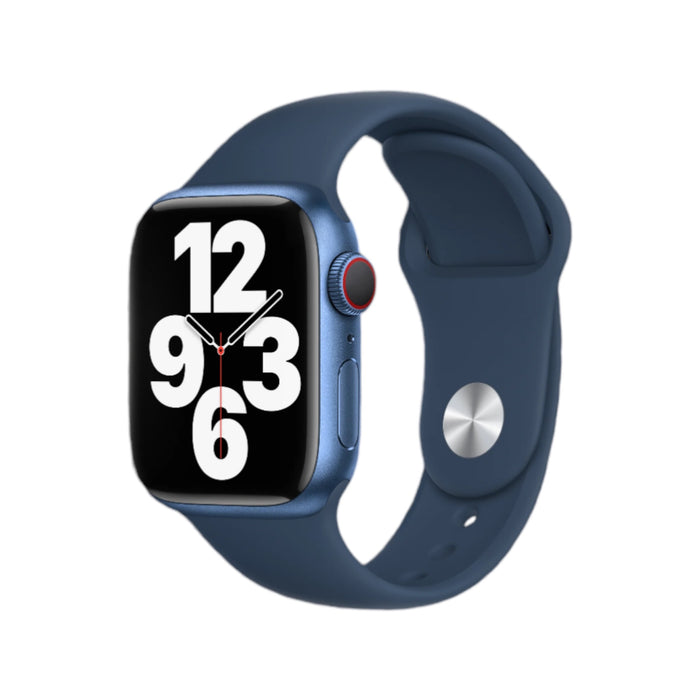 Apple Watch 41mm Sport Band in Abyss Blue from TaMiMi Projects Qatar - Bold and durable for active lifestyles.