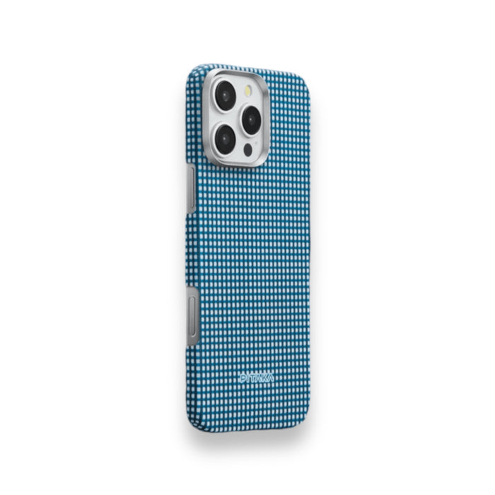 Pitaka case for iPhone 16 Pro, in Ocean Blue, slim and durable, providing premium protection, in Qatar at TaMiMi Projects