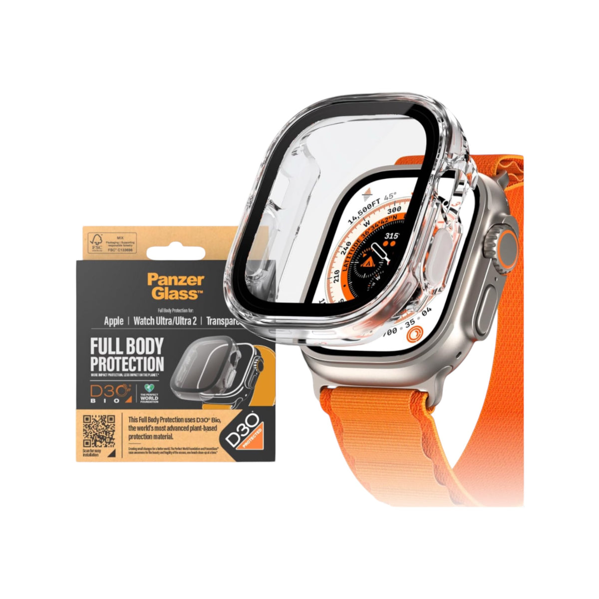 Panzer Screen Protector Full Body For Apple Watch Ultra 49mm TaMiMi Projects