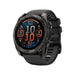 Garmin fēnix 8 multisport GPS smartwatch, 1.4” AMOLED display, stainless steel bezel, black silicone band - available at TaMiMi Projects in Qatar