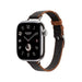 Apple Watch Hermès S10, 42mm silver titanium with Noir/Gold Twill Jump Attelage Single Tour, luxury and precision in Qatar from TaMiMi Projects.