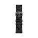 Apple Watch Hermès S10, 46mm silver titanium Noir Kilim band, combining elegance, luxury, in Qatar from TaMiMi Projects.