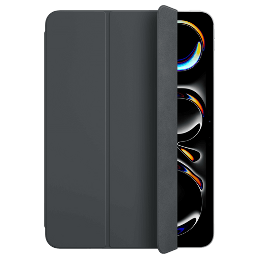 Apple Smart Folio for iPad Pro 11-inch (M4), open to reveal the soft interior lining that provides additional screen protection and doubles as a stand.