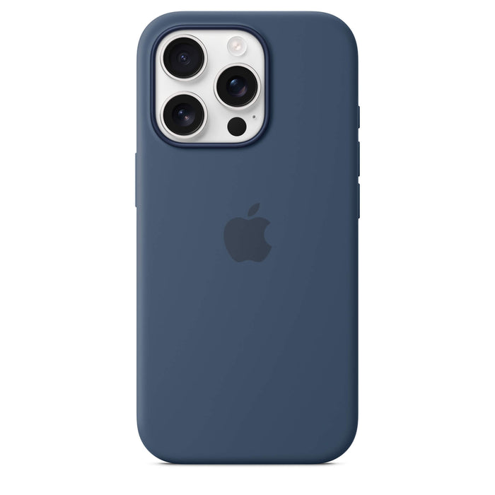 iPhone 16 Pro Silicone Case with MagSafe, soft-touch recycled material, camera control, wireless charging. TaMiMi Projects, Qatar.