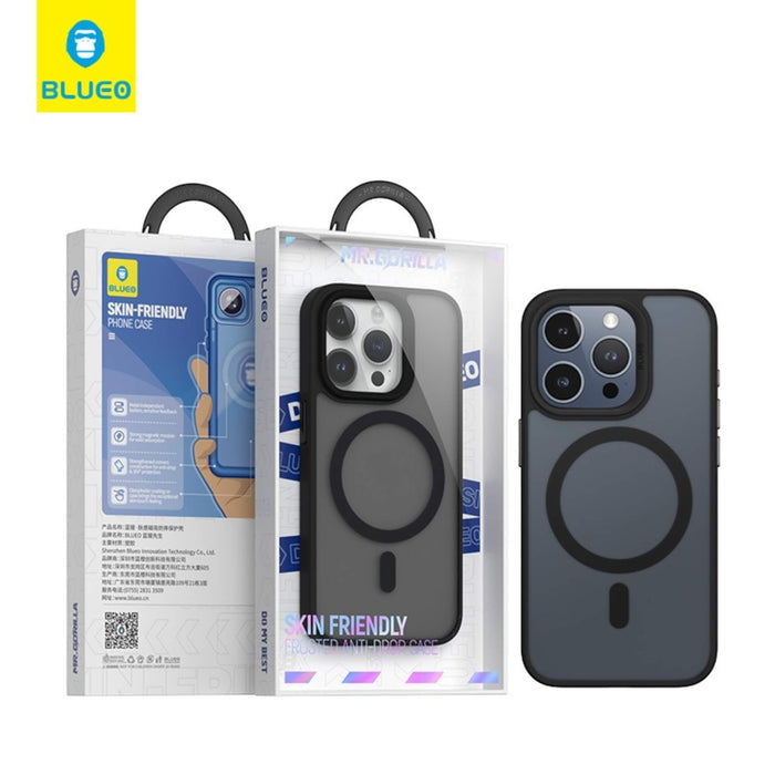 Blueo magnetic case for iPhone 15 Pro with strong grip from TaMiMi Projects in Qatar.