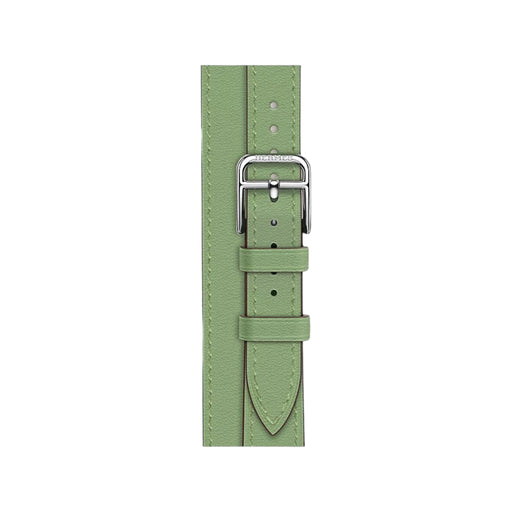 Get Hermès Hermès Apple Watch Band 42mm - Vert Criquet Attelage Double Tour in Qatar from TaMiMi Projects