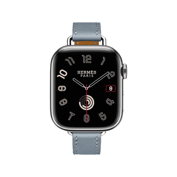 Get Hermès Hermès Apple Watch Band 41mm - Bleu Lin Attelage Single Tour in Qatar from TaMiMi Projects