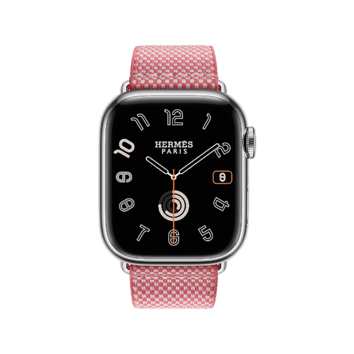 Get Hermès Hermès Apple Watch Band 41mm - Rose Framboise / Écru Toile H in Qatar from TaMiMi Projects