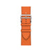 Get Apple Apple Watch Hermès S9 Silver Stainless Steel Case with Single Tour - Orange - 41mm in Qatar from TaMiMi Projects