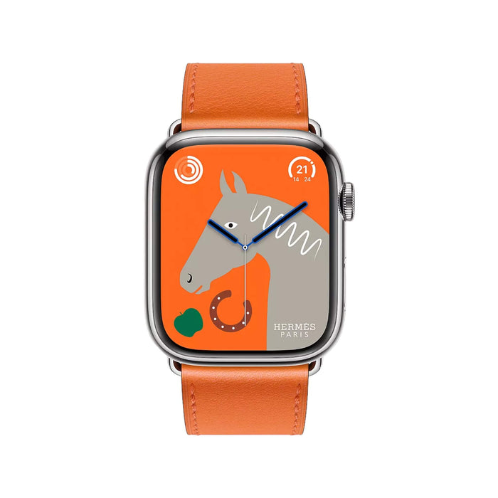 Get Hermès Hermès Apple Watch Band 45mm - Orange Single Tour in Qatar from TaMiMi Projects