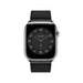 Get Hermès Apple Watch Hermès - Noir Swift Leather Single Tour Deployment Buckle - 45mm in Qatar from TaMiMi Projects