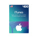 iTunes Gift Card - $400 USD, perfect for purchasing apps, music, movies, and subscriptions, available at TaMiMi Projects in Qatar.