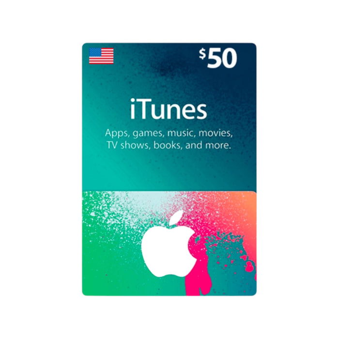 Apple iTunes USA Card $50 from TaMiMi Projects in Qatar. Perfect for apps, music, games, and more. Ideal for gifting or personal use.