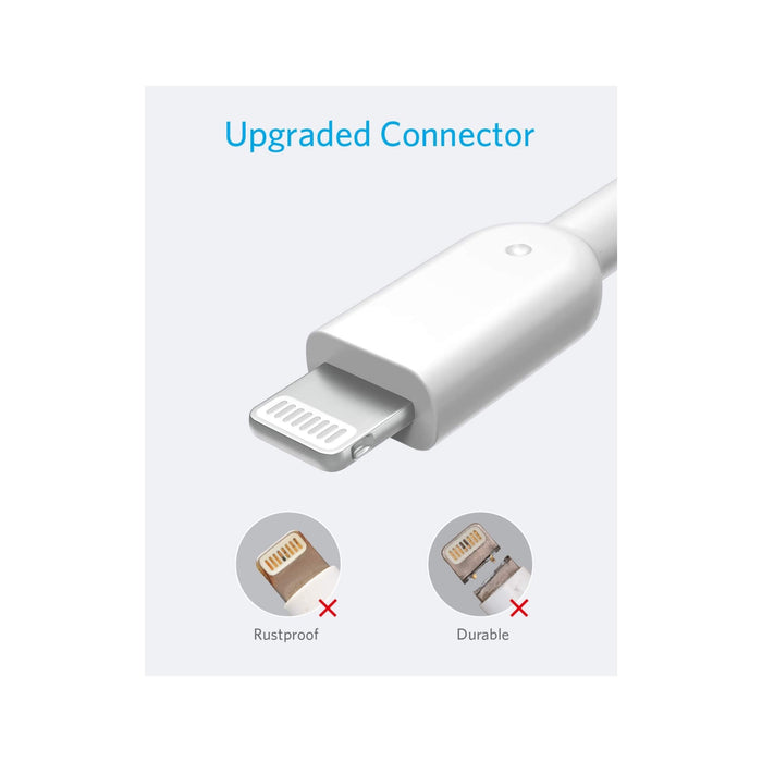 Lightning Connector, 3m, durable, reliable cable for fast charging and data transfer, available at TaMiMi Projects in Qatar.