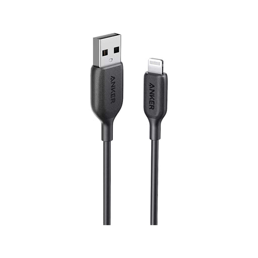 USB-A to Lightning cable, 90 cm, featuring high durability and fast charging, available now from TaMiMi Projects in Qatar.