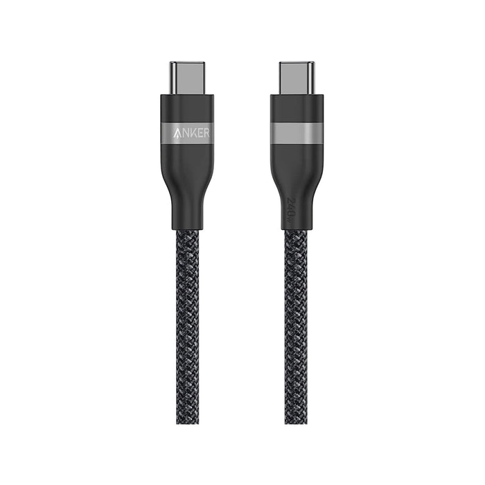 USB-C to USB-C cable, 240W power, 3ft length, ideal for fast charging, available at TaMiMi Projects in Qatar for your needs.