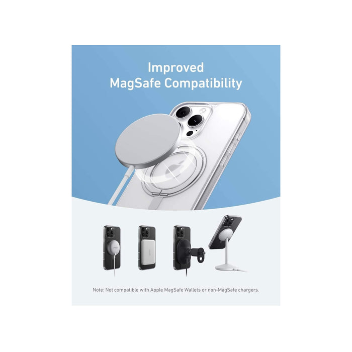 Magnetic Case for iPhone 16 Pro with stand, offers sleek protection, versatile functionality, available at TaMiMi Projects in Qatar.