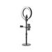 Aluminum Alloy Overhead Live Stand With Ring Light, available now from TaMiMi Projects in Qatar.