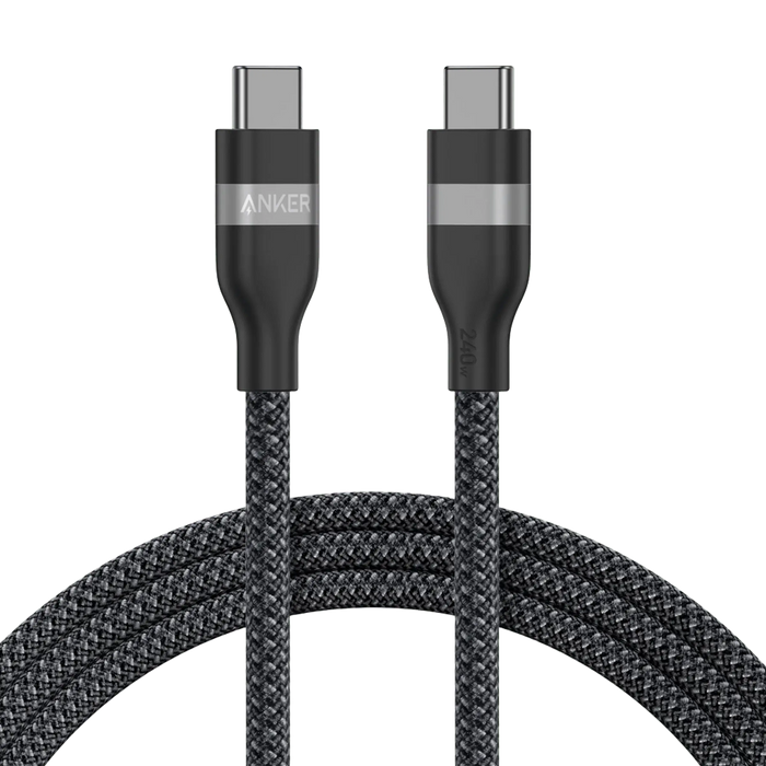 Anker 240W USB-C to USB-C Cable 6ft, eco-friendly and durable from TaMiMi Projects in Qatar