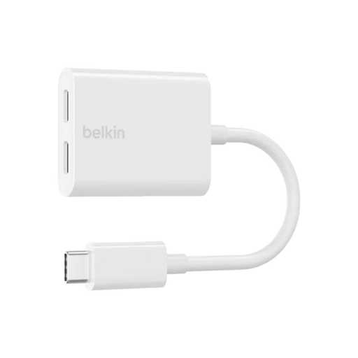 Charge and listen to music with the Belkin USB-C adapter. Fast charging up to 60W. Compatible with Samsung, Google Pixel, iPad Pro. "TaMiMi Projects - Qatar"
