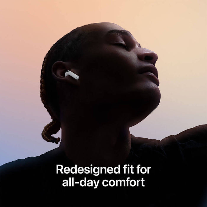 AirPods 4 with Active Noise Cancellation, Adaptive Audio, and USB-C Wireless Charging Case. TaMiMi Projects in Qatar.