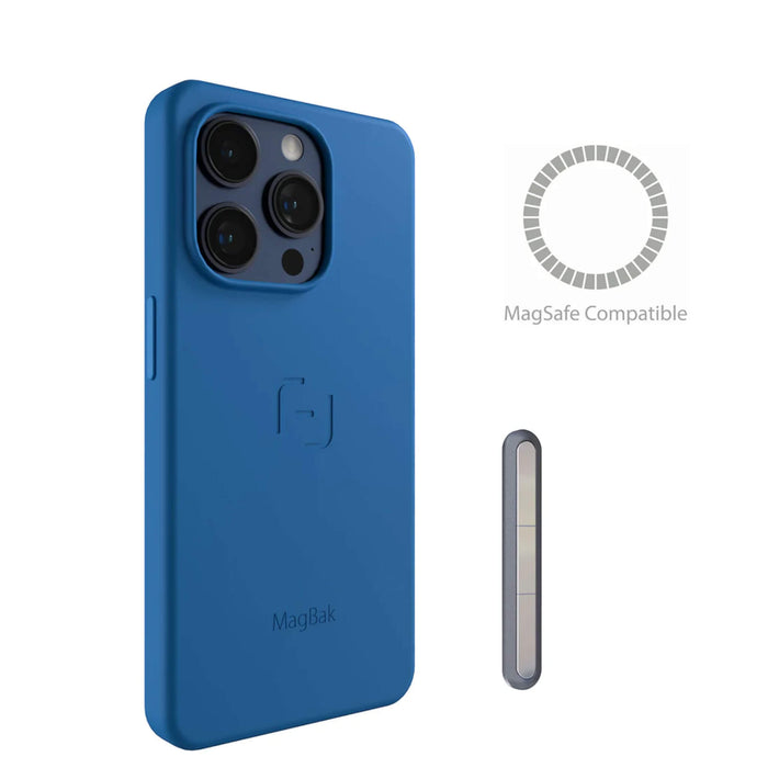 MagBak Case iPhone 15 Pro - MagSafe - Blue