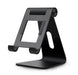 Adjustable tablet stand with 260° rotation, stable aluminum base, ergonomic design, fits up to 13-inch devices - TaMiMi Projects in Qatar.